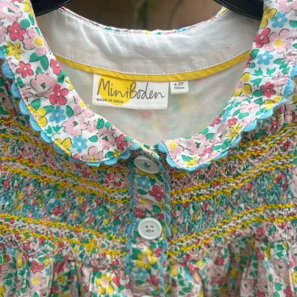 Mini Boden Multicolor Floral Dress - Picture 5 of 9